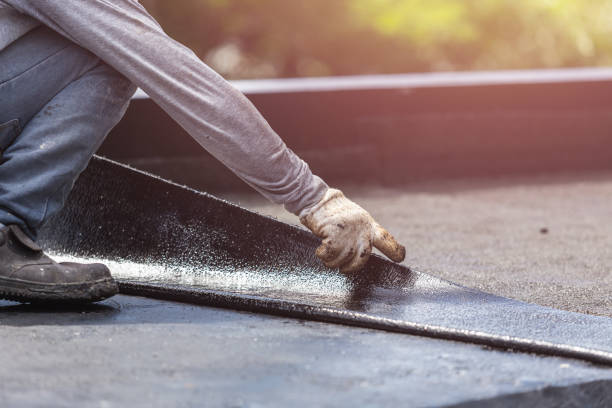 Professional Crawl Space Encapsulation technician working in New Holland, OH